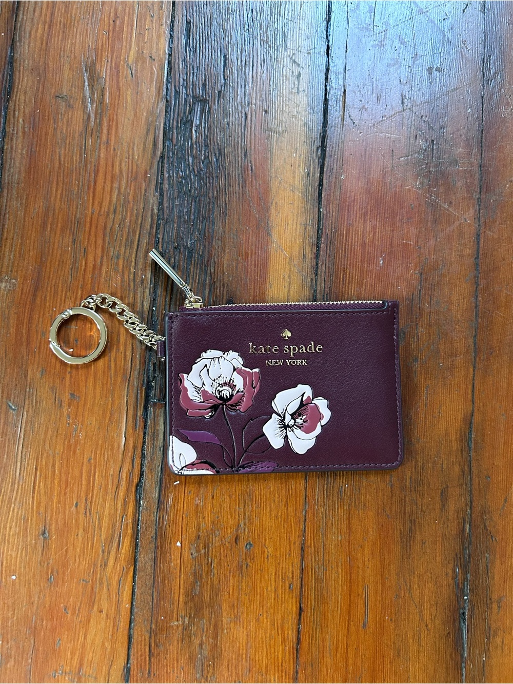 kate spade Floral Key Ring Card Holder - Picture 2 of 13